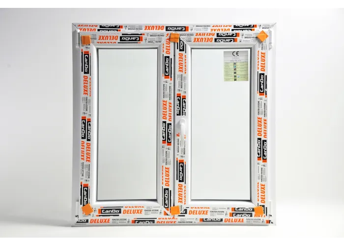 Janela PVC Oscilobatente 100x110 cm com Vidro Duplo | Cando