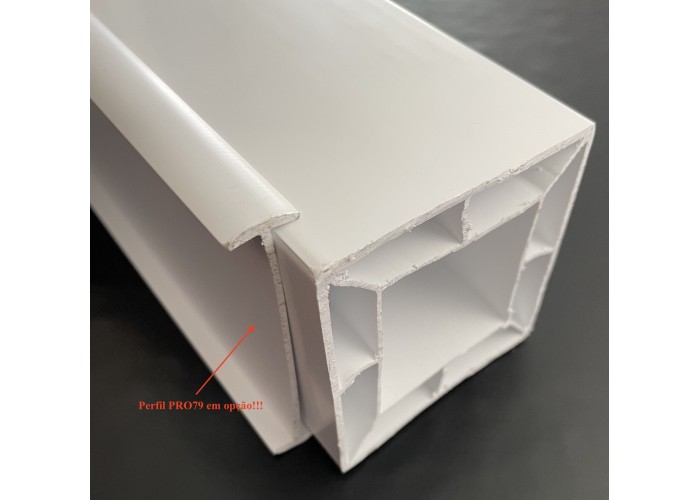 Viga em PVC para Janelas e Portas 7x7x220cm