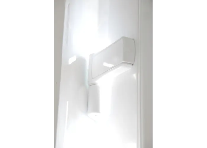 Porta Exterior PVC Painel Liso Branco Esquerda - Por Medida