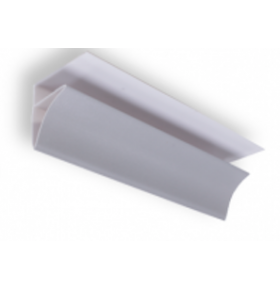 Sanca PVC para Lambri Cinza 290x2,8x2,8cm - Pack de 2