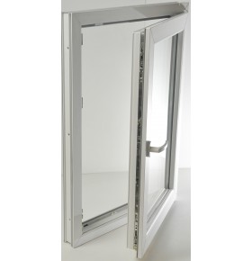 Janela PVC Oscilobatente 70x100 cm com Vidro Duplo | Cando