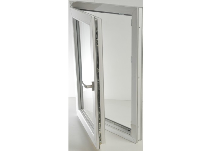 Janela PVC Oscilobatente 70x100 cm com Vidro Duplo | Cando