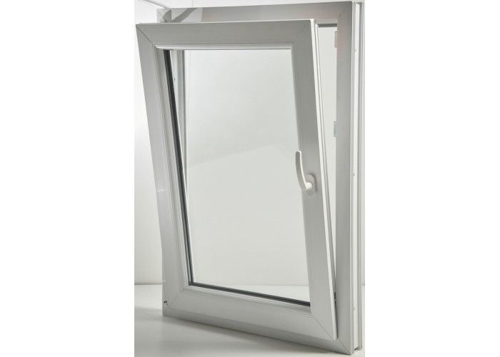 Janela PVC Oscilobatente 70x100 cm com Vidro Duplo | Cando