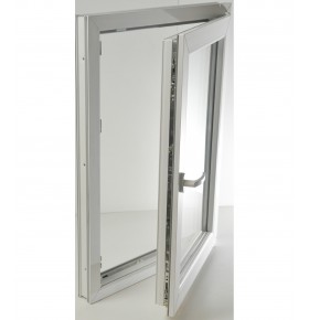 Janela PVC Oscilobatente 80x100 cm com Vidro Duplo | Cando