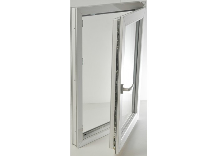 Janela PVC Oscilobatente 80x100 cm com Vidro Duplo | Cando
