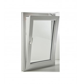 Janela PVC Oscilobatente 80x100 cm com Vidro Duplo | Cando