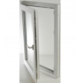 Janela PVC Oscilobatente 80x100 cm com Vidro Duplo | Cando