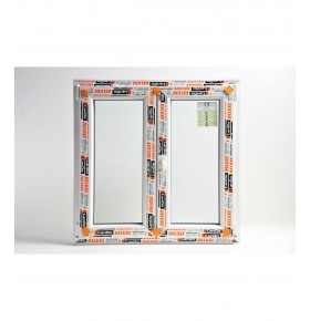 Janela PVC Oscilobatente 110x100 cm com Vidro Duplo | Cando