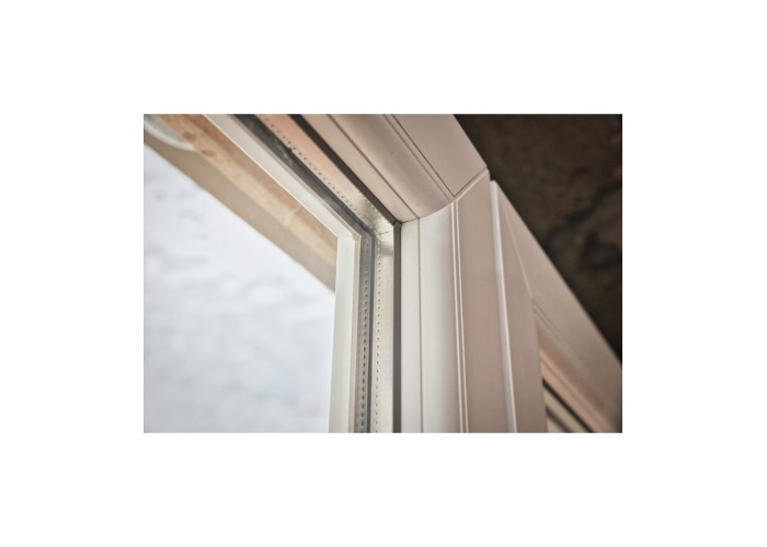 Janela PVC Oscilobatente 110x100 cm com Vidro Duplo | Cando