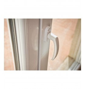 Janela PVC Oscilobatente 110x100 cm com Vidro Duplo | Cando