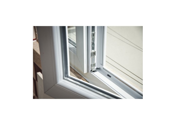 Janela PVC Oscilobatente 110x100 cm com Vidro Duplo | Cando