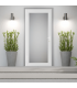 Porta Exterior PVC Vidro Duplo Fosco 80x200cm Esquerda
