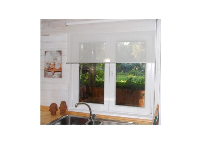 Janela PVC Oscilobatente 90x100 cm com Vidro Duplo | Cando