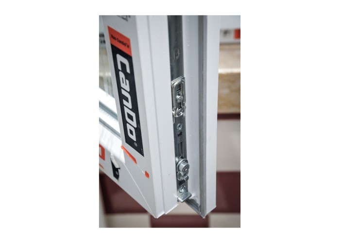 Janela PVC Oscilobatente 90x100 cm com Vidro Duplo | Cando