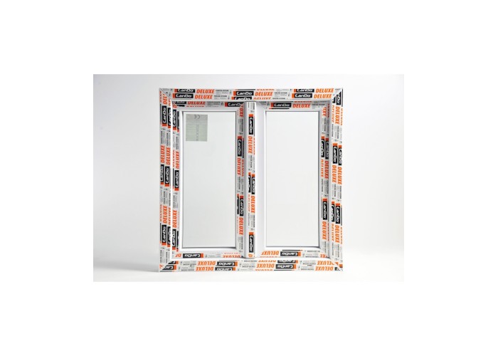 Janela PVC Oscilobatente 90x100 cm com Vidro Duplo | Cando
