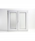 Janela PVC Oscilobatente 90x100 cm com Vidro Duplo | Cando