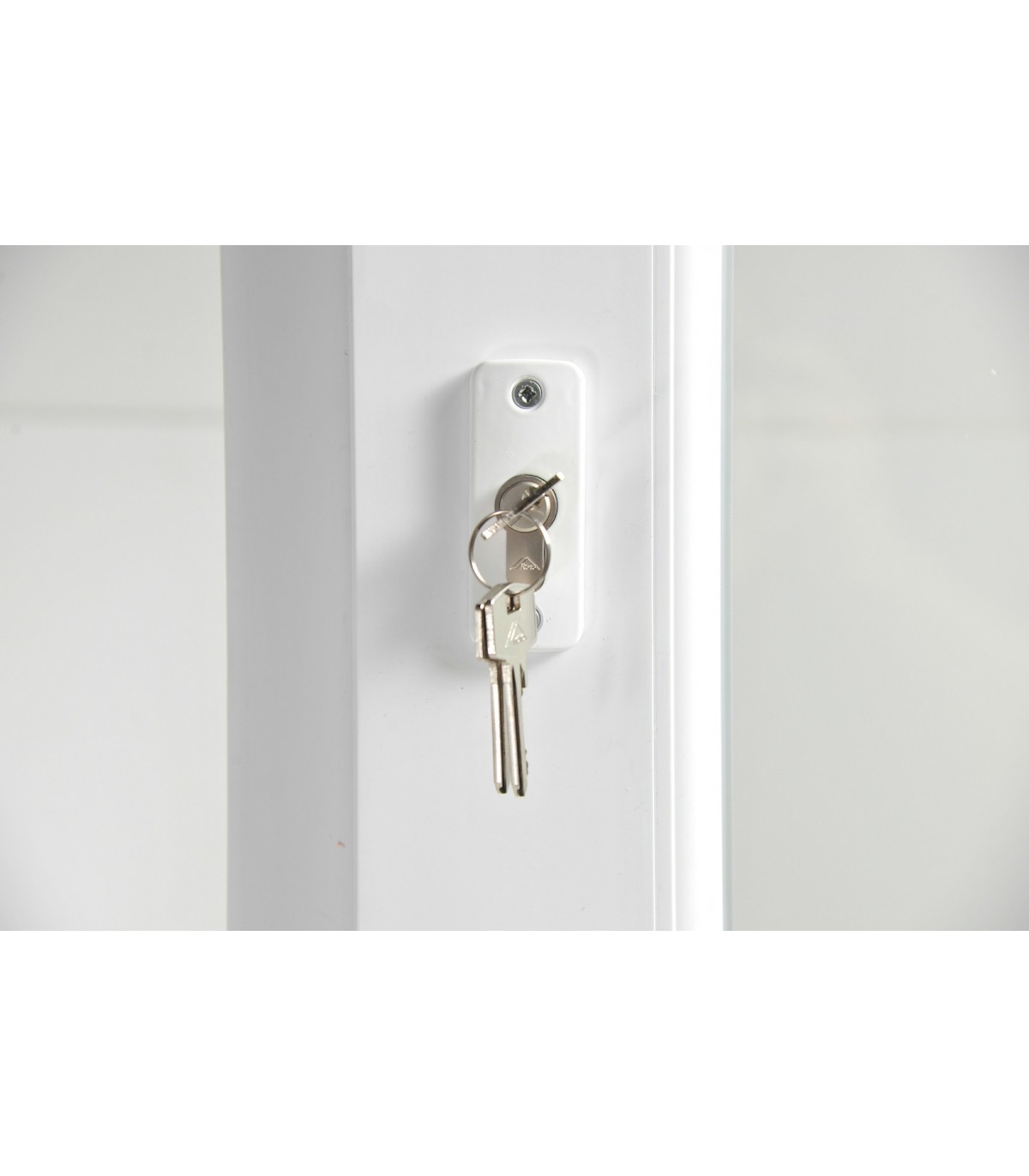 Porta Janela PVC 80x200cm Oscilobatente ESQUERDA Chave e Puxador Interior e Exterior Vidro Duplo CANDO