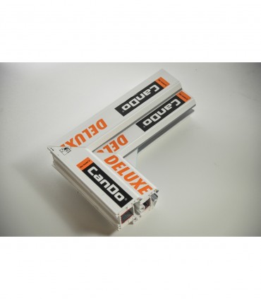 Porta Janela PVC 80x200cm Oscilobatente ESQUERDA Chave e Puxador Interior e Exterior Vidro Duplo CANDO