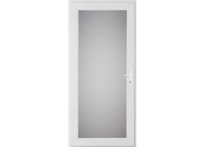 Porta Exterior PVC Vidro Duplo Fosco Esquerda - Por Medida
