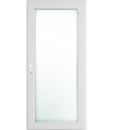 Porta Exterior PVC Por Medida Vidro Duplo Transparente DIREITA