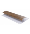 Perfil de União PVC para Lambri Nogueira 290x3x1cm - Pack de 2