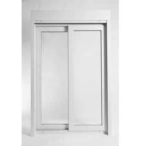 Porta Janela de Correr PVC com Estore Vidro Duplo Aluplast - Por Medida