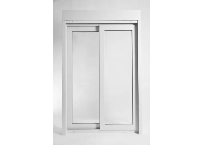 Porta Janela de Correr PVC com Estore Vidro Duplo Aluplast - Por Medida