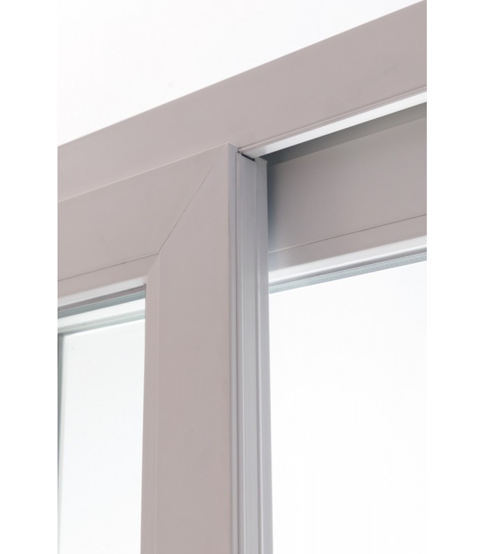 Porta Janela de Correr PVC com Estore Vidro Duplo Aluplast - Por Medida