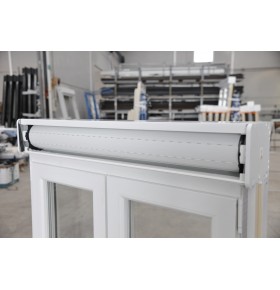 Porta Janela de Correr PVC com Estore Vidro Duplo Aluplast - Por Medida