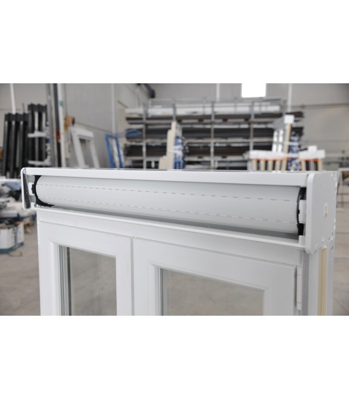 Porta Janela de Correr PVC com Estore Vidro Duplo Aluplast - Por Medida