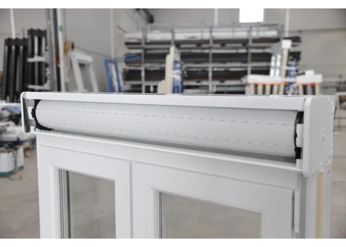 Porta Janela de Correr PVC com Estore Vidro Duplo Aluplast - Por Medida