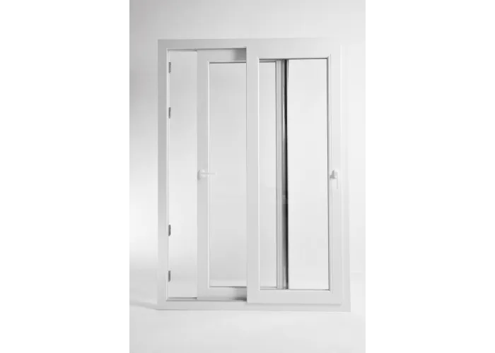 Porta Janela de Correr PVC Por Medida Vidro Duplo Aluplast - Por Medida