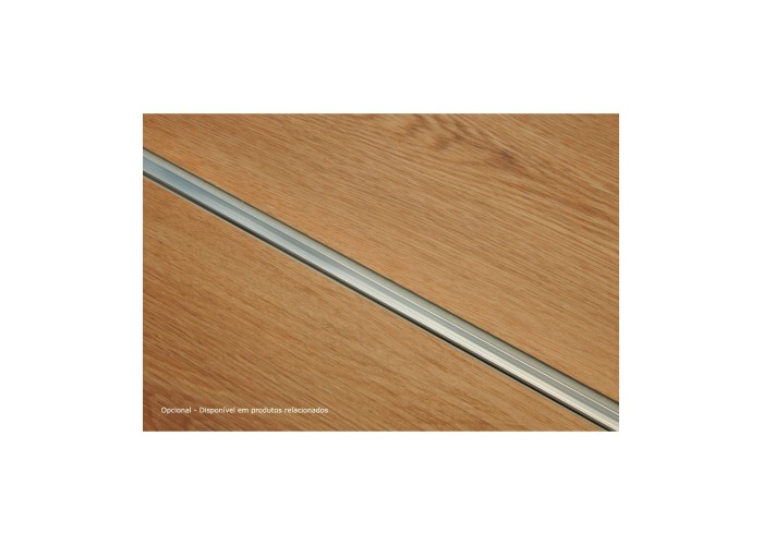 Perfil de Transição Aluminio Revestido Carvalho 2,7m x 30mm