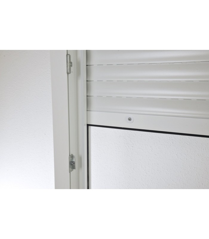 Porta Janela PVC Oscilobatente Por Medida com Estore Vidro Duplo Aluplast A+