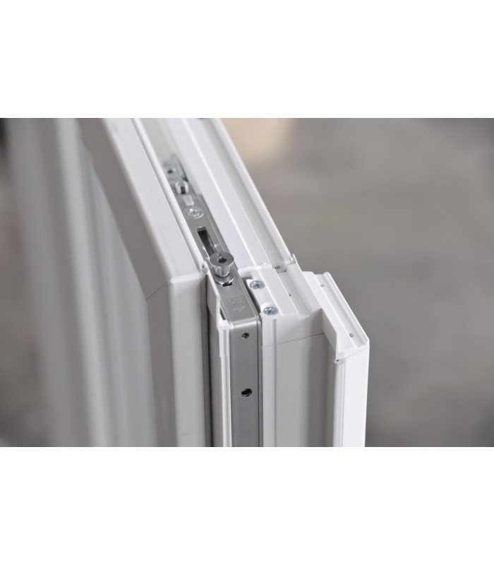 Porta Janela PVC Oscilobatente Por Medida com Estore Vidro Duplo Aluplast A+