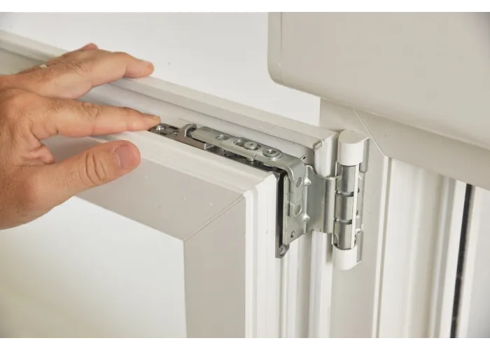 Porta Janela PVC Oscilobatente Por Medida com Estore Vidro Duplo Aluplast A+
