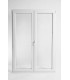 Porta Janela PVC Oscilobatente Por Medida Vidro Duplo Aluplast A+
