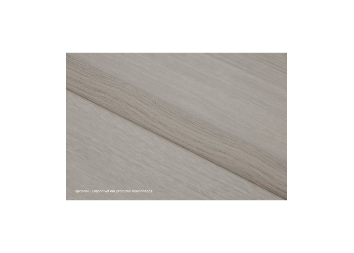 Perfil de Transição Aluminio Revestido Carvalho Cinza 2,7m x 30mm