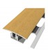 Perfil de Transição Aluminio Revestido Carvalho Cinza 2,7m x 30mm
