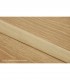 Perfil de Transição Alumínio Revestido Carvalho Natural 2,7m x 30mm