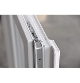 Porta Janela PVC Oscilobatente Por Medida Esquerda Vidro Duplo Aluplast A+