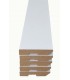 Rodapé MDF Branco - Pack de 5
