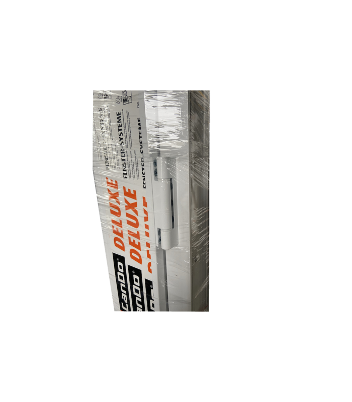 Porta Exterior PVC Meio Vidro Fosco 80x200cm Direita