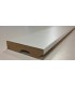 Rodapé MDF Branco 1,4x7x225cm - Pack de 5