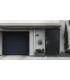 Porta Exterior Metal Smooth Antracite 98x208cm Direita