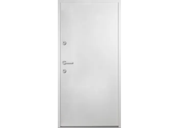 Porta Exterior Metal Smooth Branca 98x208cm Direita
