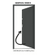 Porta Exterior Metal Smooth Antracite 98x208cm Direita