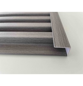 Cantoneira para Revestimento Ripado Carvalho Cinza - 1 Unidade