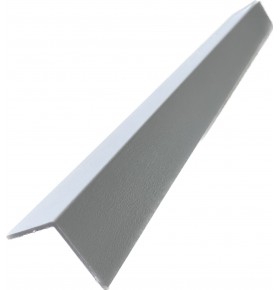 Cantoneira para Revestimento Ripado Branco Neve 290x2,2x2,2cm - 1 Unidade