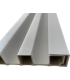 Cantoneira para Revestimento Ripado Branco Neve - 1 Unidade